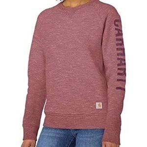 Carhartt Women's Relaxed Fit Midweight Crewneck Graphic Sweatshirt Size 1X